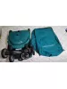 5 - Carrinho de bebê AVIÃO City Tour Compacto até 20 KG VERDE C/MOCHILA