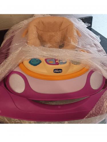 ALUGUEL - Andador Musical Baby Pink Music Chicco