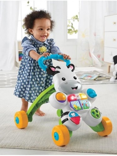 ALUGUEL - Andador E Apoiador Zebra Fisher-price Com Luzes E Som