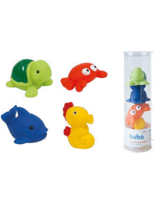 COMPRA - Bichinhos para Banho Animais Marinhos Tubo c/4