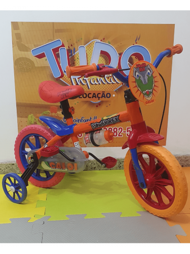 Bicicleta Infantil Caloi Aro 12 Menino POWER REX de 2 A 5 Ano