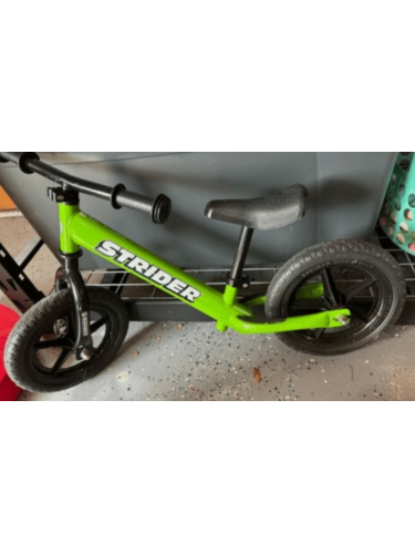 Bicicleta esportiva Strider 12, verde - leve infantil 12” bicicleta de equilíbrio