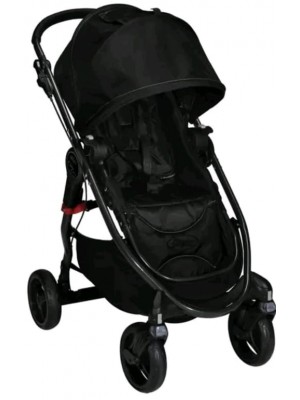 7 - Carrinho Baby Jogger City Versa. posição de bebê conforto e, também, fica de frente para os pais